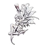 Silver Earth Fairy Pendant Art - Faerie Jewelry By Amy Brown
