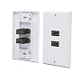 Fosmon Dual-Port (Two Ports) HDMI Wall Plate with &hellip by Fosmon Technology