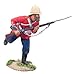 Zulu War W Britain British 24th Foot Infantry Charging No.1 1/32 20044 Collectible Toy Soldier 1/32 Scale Hand Painted Metal Figure