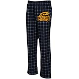 NCAA adidas George Mason Patriots Black Tailgate Flannel Pajama Pants
