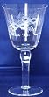 Individually Hand Etched Mardi Gras Water Glass 8" Set / 4