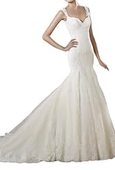 Plus Size V-neck Vintage Lace Crystal Mermaid Corset   Waistline Evening Dress  with a Court Train 