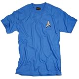 Star Trek USS Enterprise Science Crew Mr Spock Uniform T-Shirt