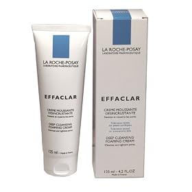 La Roche-Posay Effaclar Deep Cleansing Foaming Cream (125ml) 4.2 Fluid Ounce Tube