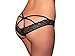 Plus Size Open Crotch Panty Black XXXL