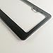 Matte Black Powder Coated 100% Stainless Steel License Plate Frame Holder Tag