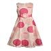 Bonnie Jean Girls 2T-6X PINK BIG-DOT-PRINT Special Occasion Wedding Flower Girl Party...
