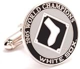 Chicago White Sox 2005 World Series Champion Logo'd Executive Cufflinks w/Jewelry Box (1 Pair)