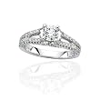 14K White Gold 1 1/4 ct. Diamond Engagement Ring
