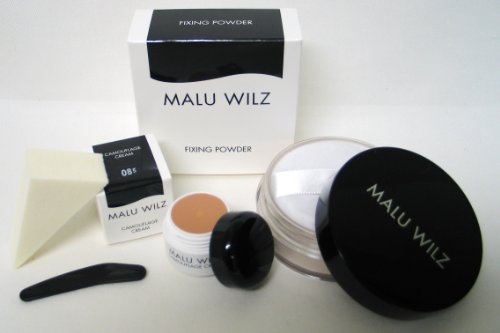 MALU WILZ Set - 1x Fixing Powder + 1 x Camouflage Cream - Farbe 08 Preisvergleich