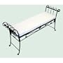 Scroll Garden Bench - Black
