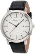 Kenneth Cole New York Mens KC1651 Cyber Round White Analog Date Watch