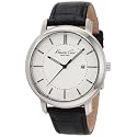 Kenneth Cole New York Men's KC1651 Cyber Round White Analog Date Watch
