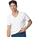 Hanes Men's 3-Pack Comfort Blend V-Neck Undershirt, White, Large