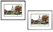 Baylor University Undergrad Framed Collegiate Campus Lithograph