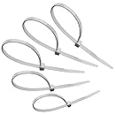 Tach-It 14" x 40 Lb Tensile Strength Natural Colored Cable Tie (Pack of 1000)