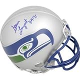 STEVE LARGENT SIGNED AUTOGRAPHED MINI HELMET SEATTLE SEAHAWKS COA + HOLOGRAM