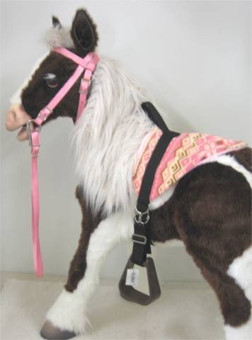 Childrens Toyshop  Sporting Goods : Butterscotch S'Mores Interactive Horse Saddle Set -Indian Princess