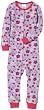 Gerber Funny Bunny Thermal Underwear Unionsuit, Light Violet, 18 Months