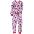 Gerber Funny Bunny Thermal Underwear Unionsuit, Light Violet