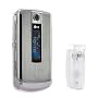LG VX8700 Transparent Clear Crystal Snap On Cover Case with Removable Belt Clip