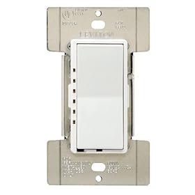 Leviton Decora Mural Digital Dimmer 600-Watt 15A 120V White #R02-MDI06-1LW by Leviton