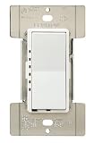 Leviton R02-MDI06-1LW Decora Mural Digital Dimmer 600-Watt 15A 120V White