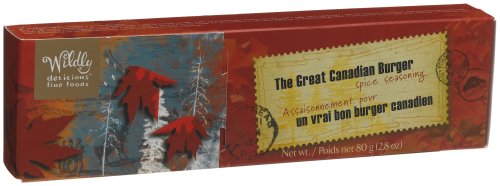 Wildly Delicious The Great Canadian Burger Seasoning, 2.8-Ounce Boxes (Pack of 4) by Burgers