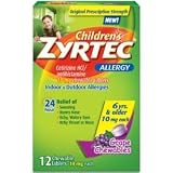 Zyrtec Chewable Tablets for Kids Grape - 10 Mg - 24 Count