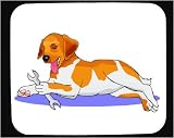 Mouse Pad with dog, playful, wrench