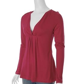Banana Republic V-Neck Juniors Stretch Fashion Top