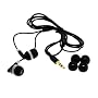 Black 3.5mm Stereo Headset Earbud for Apple iPod Touch, Classic, Shuffle 3rd Generation, Nano 3rd Generation, Nano 2nd Generation, Shuffle 2nd Generation, Video, Nano 1st Generation, Photo, U2, Mini, Sandisk Sansa e200, e280, e270, e250, Clip, View, Fuze, Microsoft Zune 30GB, 4GB, 8GB, 40GB, 80GB, Creative Zen V, V plus, Microphoto, Stone