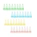 Corning Thermowell GOLD 3740 Polypropylene 0.2mL 8 Well Strip for PCR Tubes, Assorted Colors (Case of 1250)