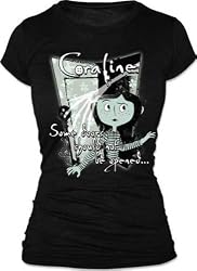 CORALINE T-SHIRTS - BEST PRICE! - CORALINE SHOULDN'T OPEN DOORS T-SHIRT! LOWEST PRICE!