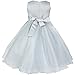 iEFiEL Girls Sequin Bowknot Princess Dance Ball Wedding Party Flower Dress