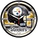 Pittsburgh Steelers Round Clock