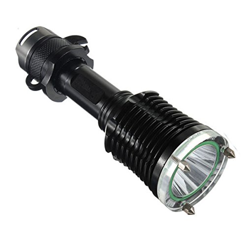 Black 2000LM XM-L T6 LED Diving Waterproof Scuba Flashlight Torch Light Lamp