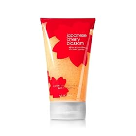 Bath & Body Works Signature Collection Japanese Cherry Blossom Skin Smoothing Exfoliating Shower Gelee 8 Fl. Oz.