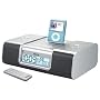 iHome iH9 Silver Alarm Clock for ipod