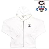 Georgia Bulldogs NCAA 2008 Sugar Bowl Hoody for Women (White)