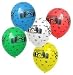 Tolle Party-Deko f�r alle Motor-Sport-Fans unter uns!   Eine Packung enth�lt 5 Ballons, die rundum 
mit kleinen "Formel 1"- Motiven bedruckt sind.