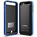 Maxboost Atomic S External Protective iPhone 5S Battery Case / iPhone 5 Battery Case with Built-in Kickstand - Matte Black / Blue (Apple MFI Certified, Fits All Versions of iPhone 5 / 5S - Lightning Connector Output, MicroUSB Input ) [100% Compatible with iPhone 5 / 5S on iOS 7.0+ , Strengthened MicroUSB Input Port, No Signal Reduction]