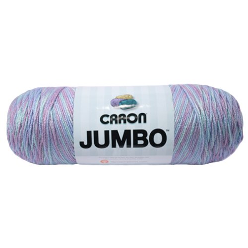 Caron Jumbo Prints Yarn, 12 Ounce, Me Not, Single Ball Arts