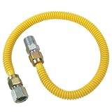 Buy Plumb Shop Brasscraft CSSD54-18P 18-Inch Stainless Steel Gas Heater Connector