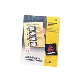 Avery Self-Adhesive Laminating Sheets, 9