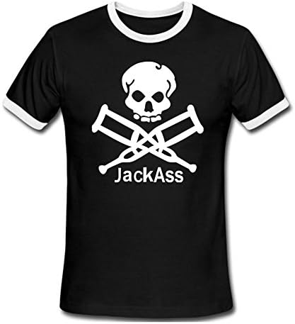 Vovary Jackass Logo T-shirt Round Neck Cotton Men's T Shirts