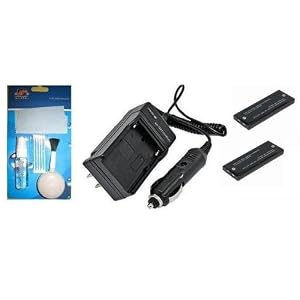Multipack (2 Count): Superior Quality Replacement Battery PLUS Mini Battery Travel Charger for... by 