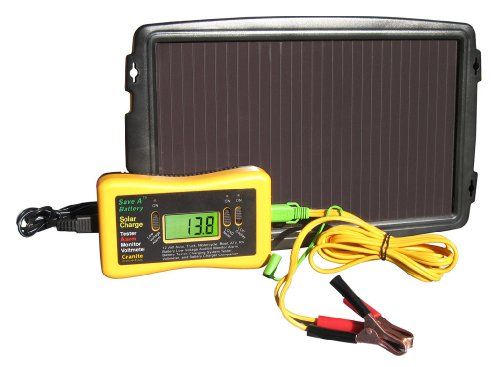 Save A Battery 2581 2-Watt 12-Volt Solar Battery Charger and Maintainer Save A Battery 2581 2-Watt 12-Volt Solar Battery Charger and Maintainer