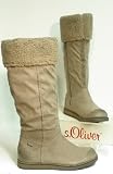 Zoom Produkt-Bild: 4396 Warmer s.Oliver Damen TREND Stiefel taupe mit TEX