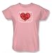 Search : I Love Lucy - 3D Logo Womens T-Shirt In Pink